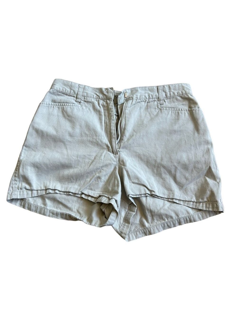 New York & Company White Khaki Shorts Size 8